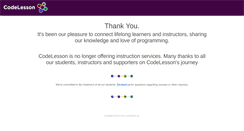 Desktop Screenshot of learn.codelesson.com